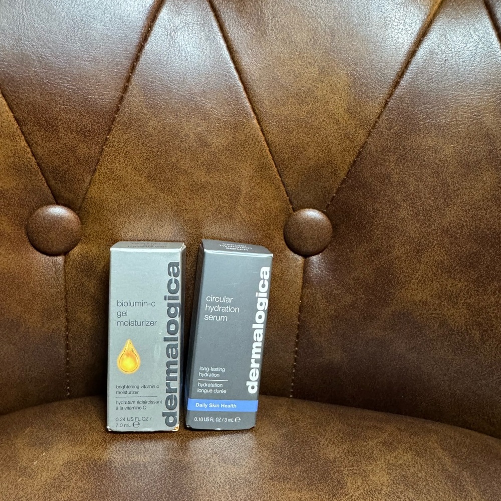 Dermalogica Biolumin-C Gel Moisturizer & Circular Hydration Serum Mini Set – New
